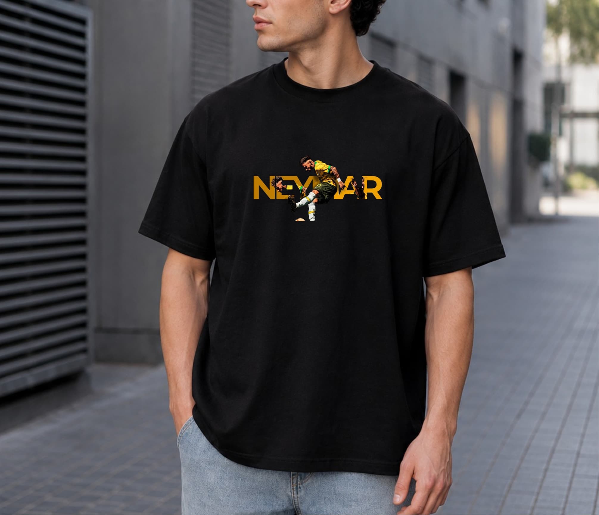 Neymar Graphic T-Shirt for Men alternate