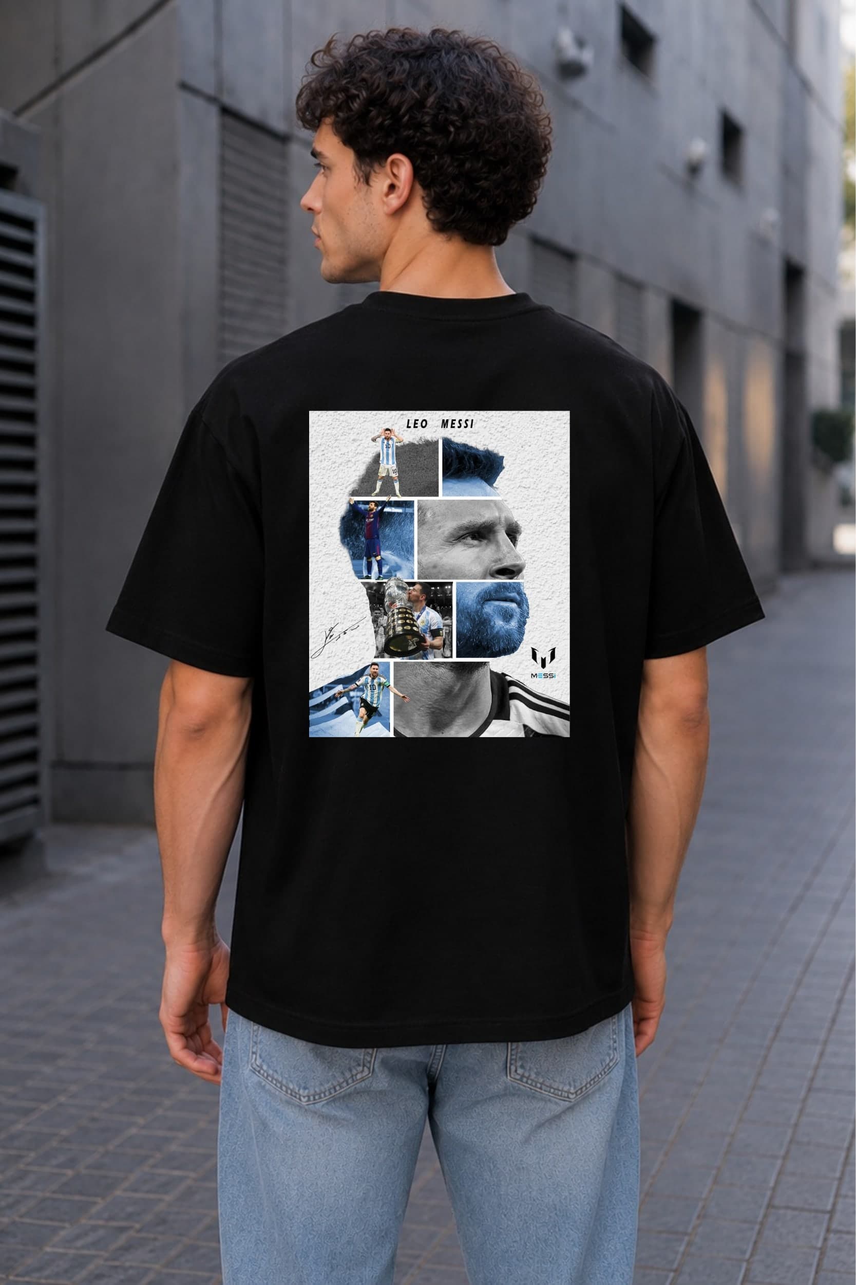 Legend Tribute Oversized Graphic T-Shirt for Men