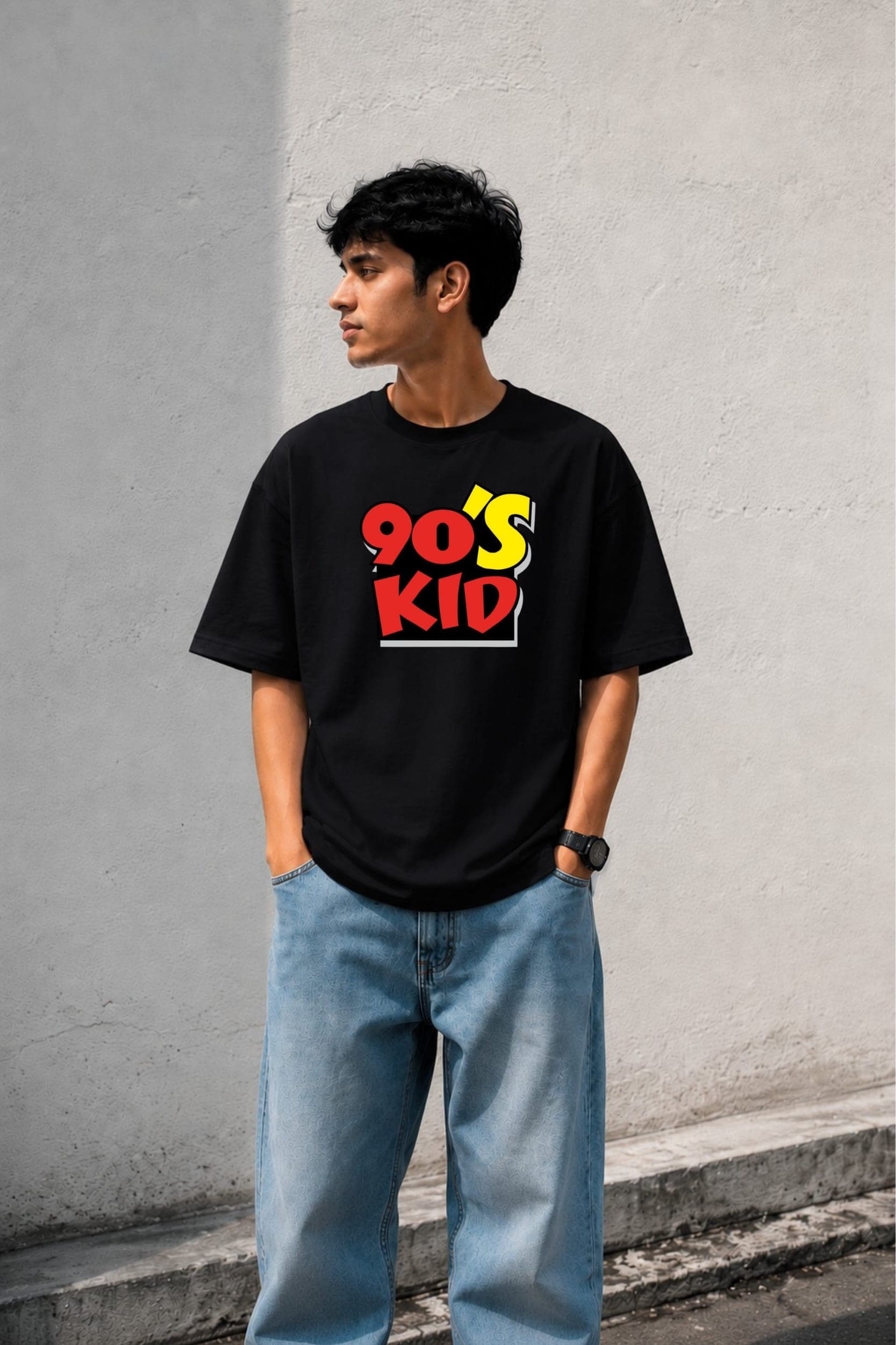 90's Kid Oversized Graphic T-Shirt for Unisex