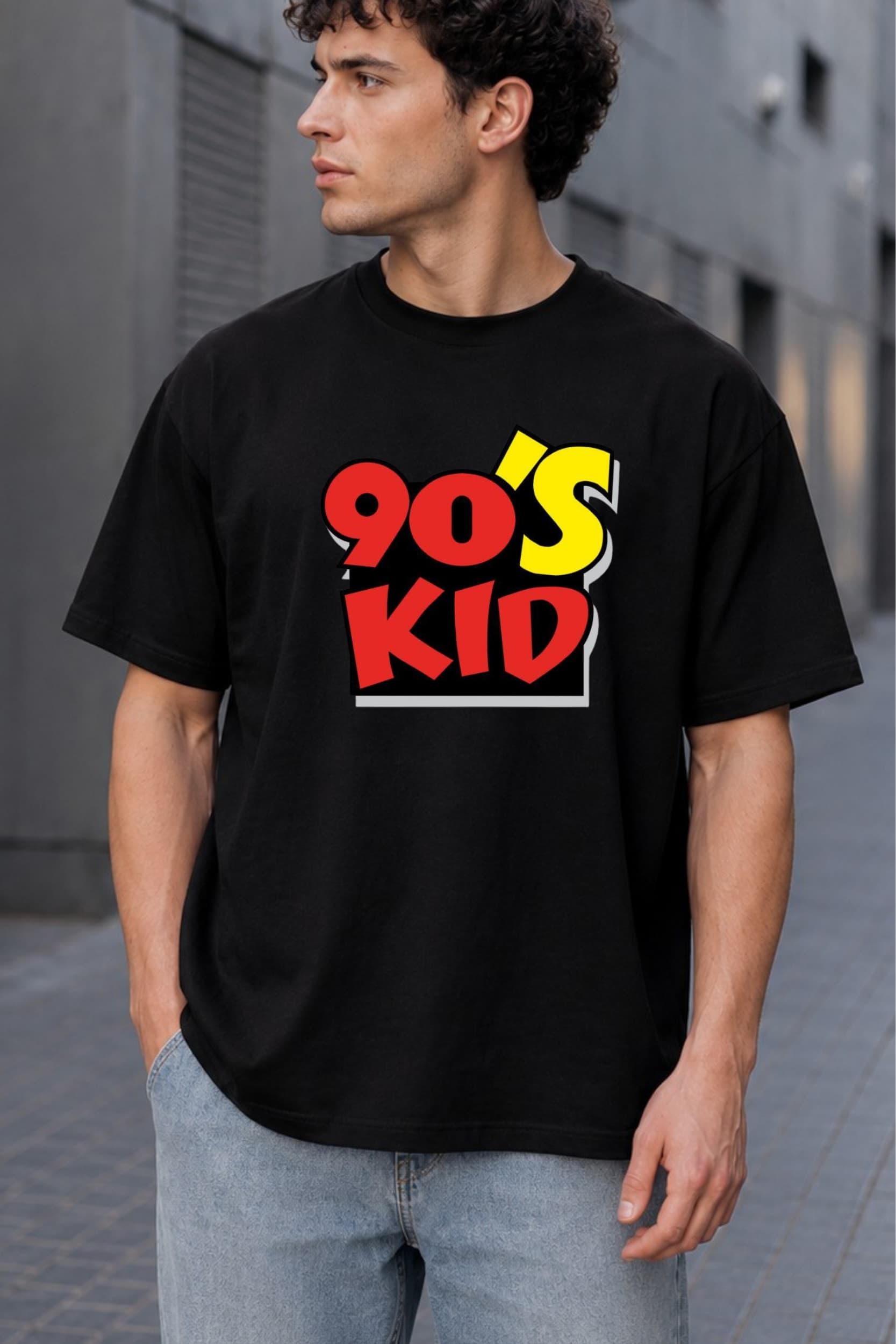 90's Kid Oversized Graphic T-Shirt for Unisex alternate