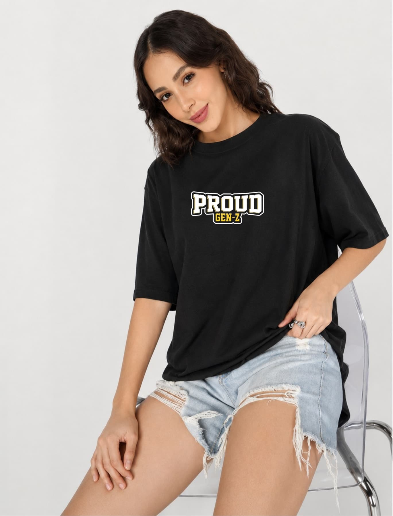 Proud Gen-Z Oversized Graphic T-Shirt โ Unisex alternate