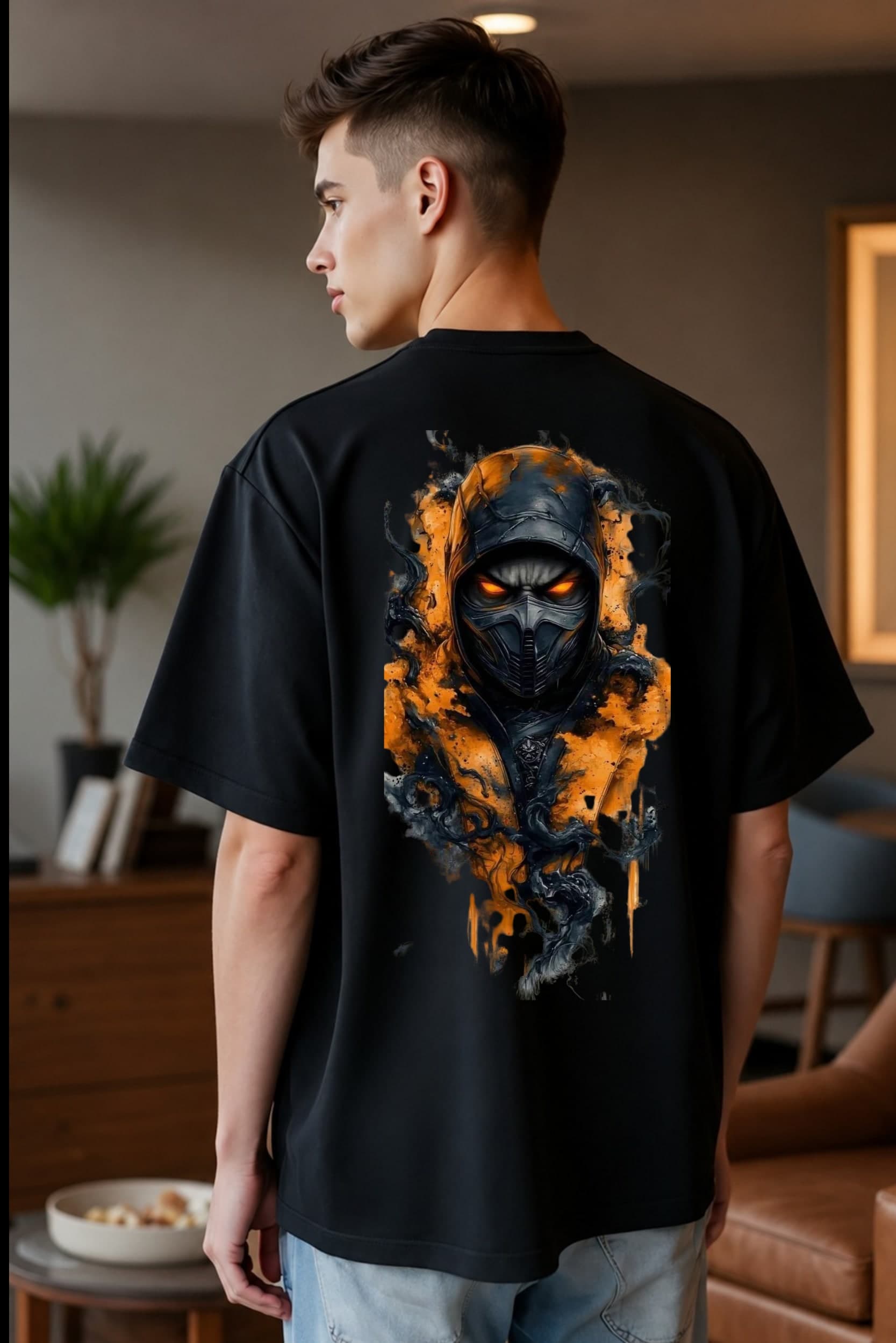 Warrior Shadow Oversized Graphic T-Shirt โ Men's alternate