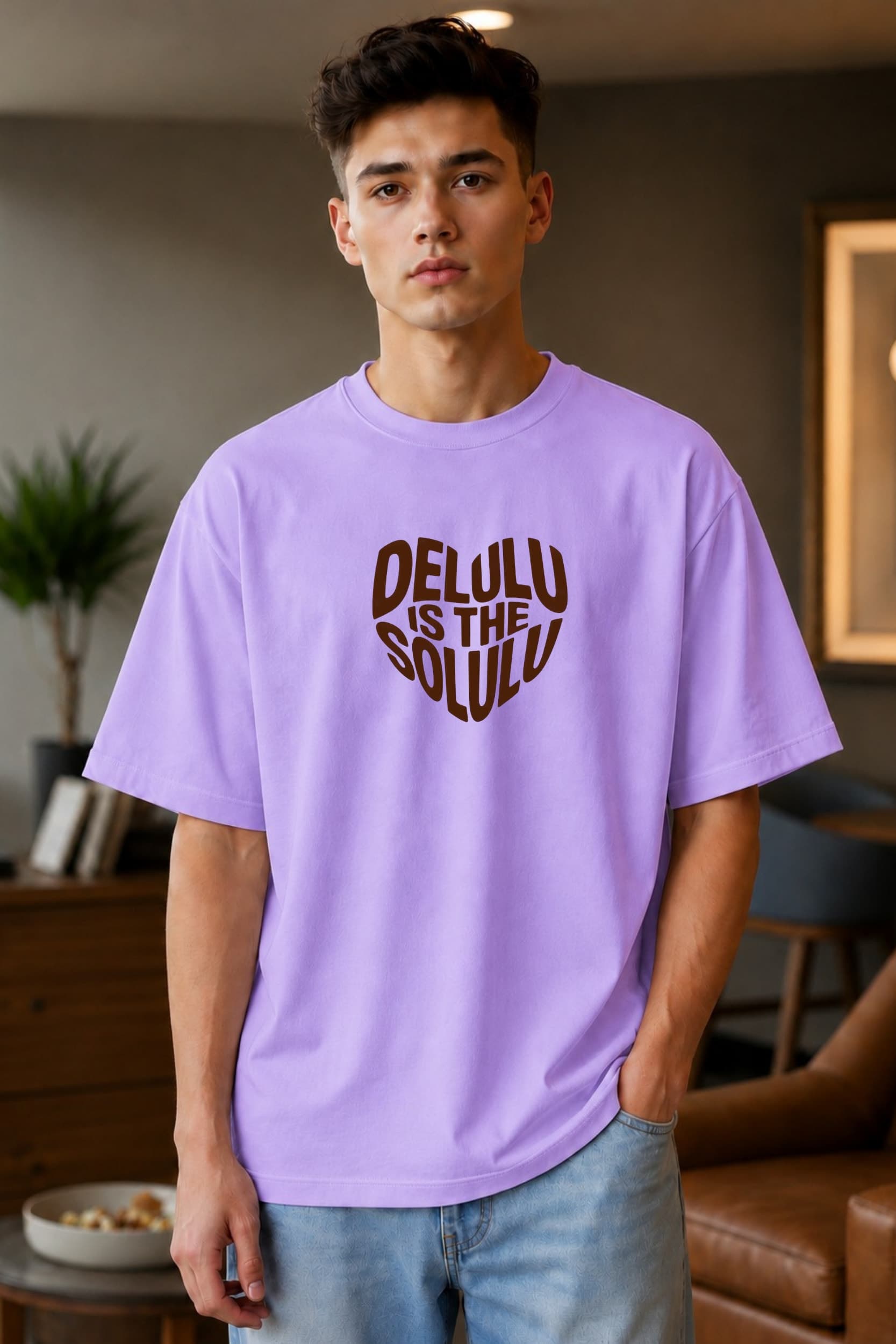 ๐ Delulu Is The Solulu Oversized T-Shirt
