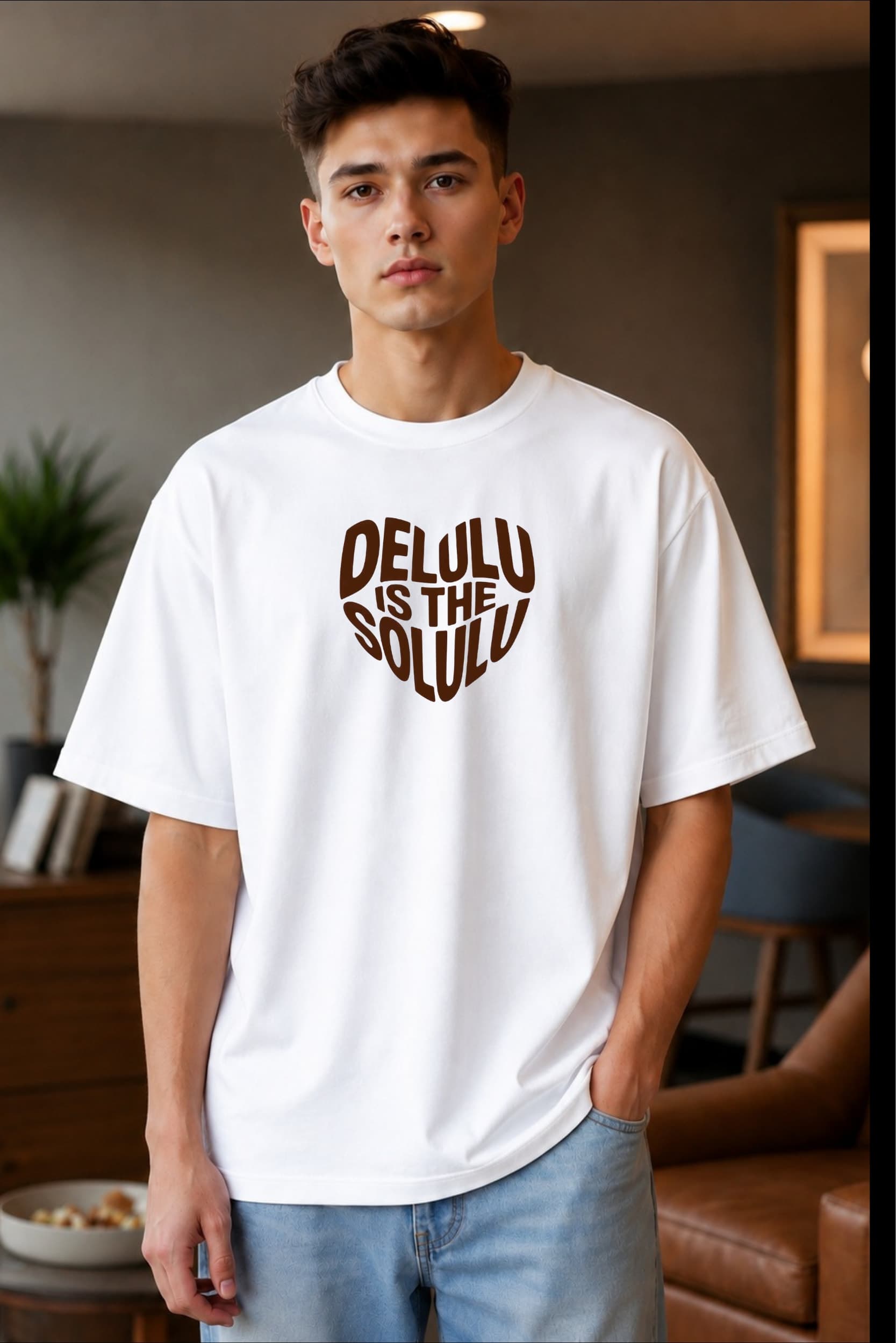 ๐ Delulu Is The Solulu Oversized T-Shirt alternate