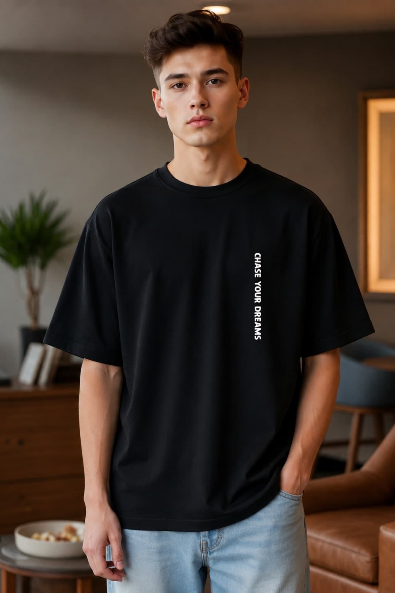 ๐ธ Chase Your Dreams Oversized T-Shirt โ Make Money Edition