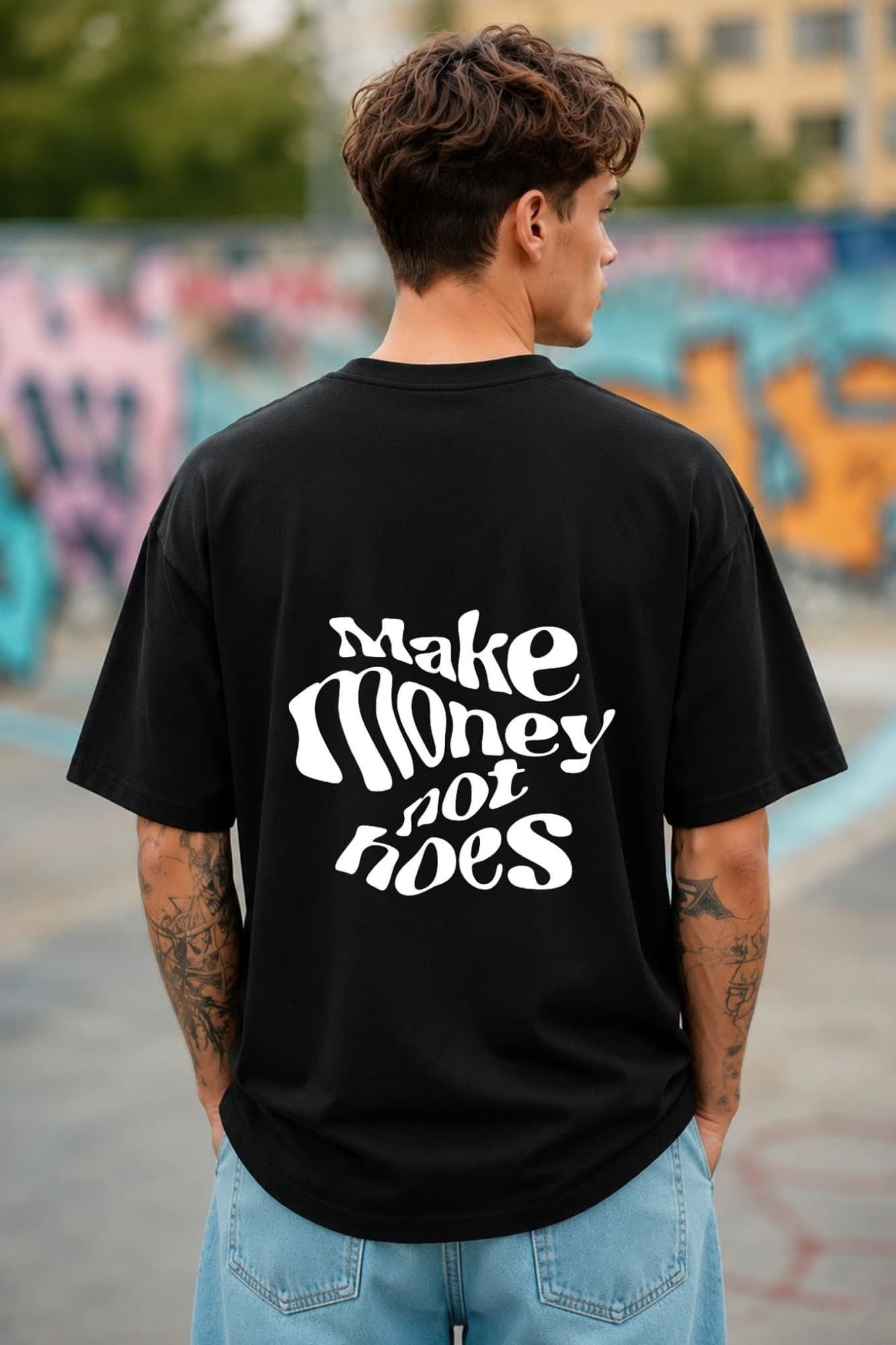 ๐ธ Chase Your Dreams Oversized T-Shirt โ Make Money Edition alternate